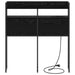 Tăblie de depozitare Stejar Negru 75 x 15 x 98 cm Lemn compozit - WALTI WALTI