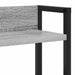 Tăblie de depozitare cu raft sonoma gri 80 cm Lemn compozit - WALTI WALTI