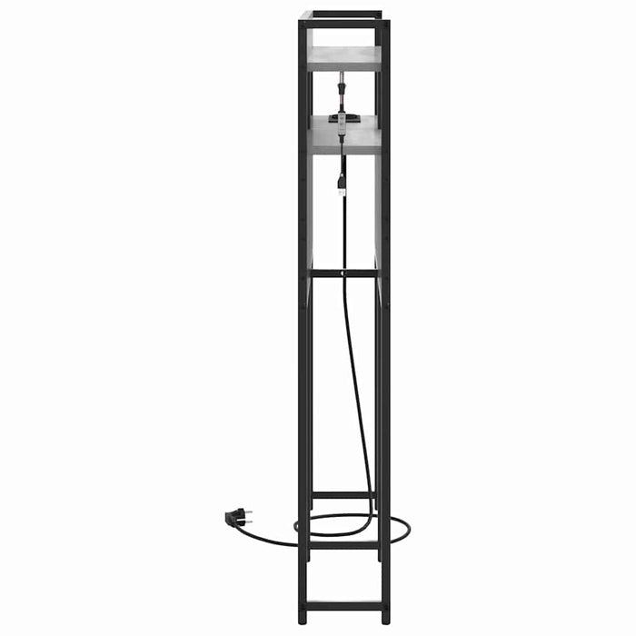 Tăblie de depozitare cu raft sonoma gri 80 cm Lemn compozit - WALTI WALTI