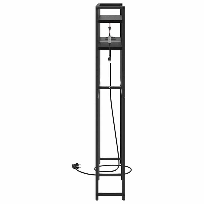 Tăblie de depozitare cu raft Stejar negru 90 cm Lemn compozit - WALTI WALTI