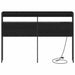 Tăblie de depozitare cu raft Stejar negru 120 cm Lemn compozit - WALTI WALTI