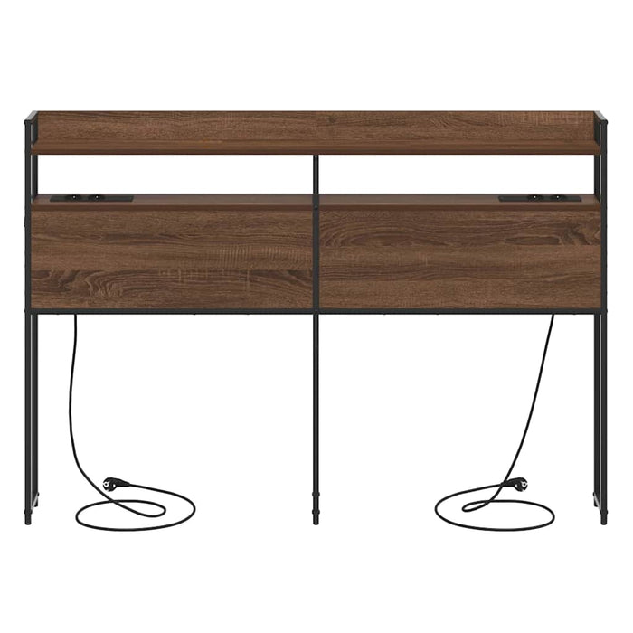 Tăblie de depozitare cu raft Stejar brun 140,5 x 15 x 98 cm - WALTI WALTI