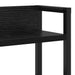 Tăblie de depozitare cu raft Stejar negru 150 cm Lemn compozit - WALTI WALTI