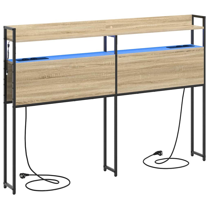 Tăblie de depozitare cu raft Stejar sonoma 150 cm Lemn compozit - WALTI WALTI