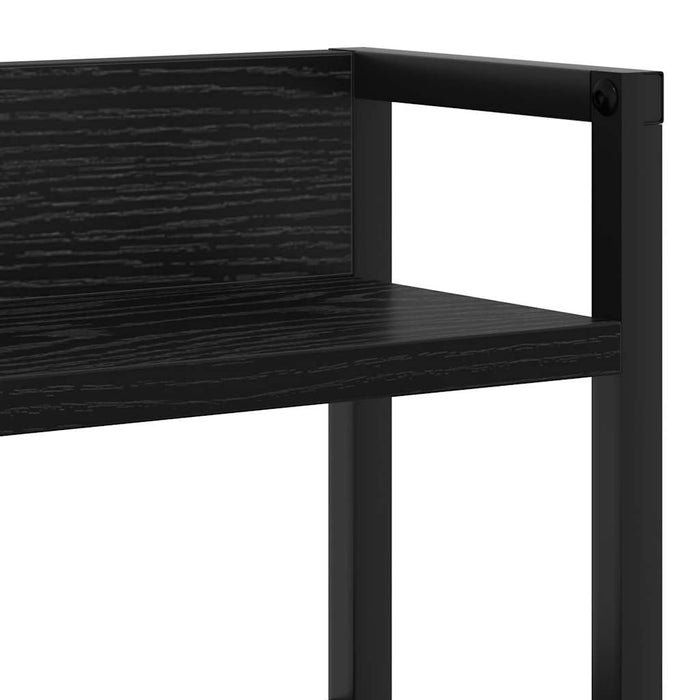Tăblie de depozitare cu raft Stejar negru 180 cm Lemn compozit - WALTI WALTI