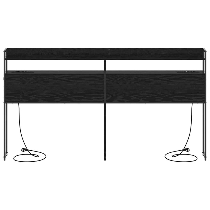 Tăblie de depozitare cu raft Stejar negru 180 cm Lemn compozit - WALTI WALTI