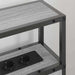 Tăblie de depozitare cu raft sonoma gri 75 cm Lemn compozit - WALTI WALTI