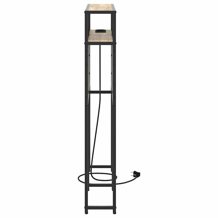 Tăblie de depozitare cu raft Stejar sonoma 90 cm Lemn compozit - WALTI WALTI