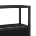 Tăblie de depozitare cu raft Stejar negru 120 cm Lemn compozit - WALTI WALTI