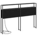 Tăblie de depozitare cu raft Stejar negru 120 cm Lemn compozit - WALTI WALTI
