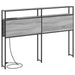 Tăblie de depozitare cu raft sonoma gri 135 cm Lemn compozit - WALTI WALTI