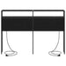 Tăblie de depozitare cu raft Stejar negru 160 cm Lemn compozit - WALTI WALTI