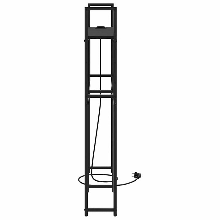 Tăblie de Depozitare cu Stație de Încărcare Stejar negru 90 cm - WALTI WALTI