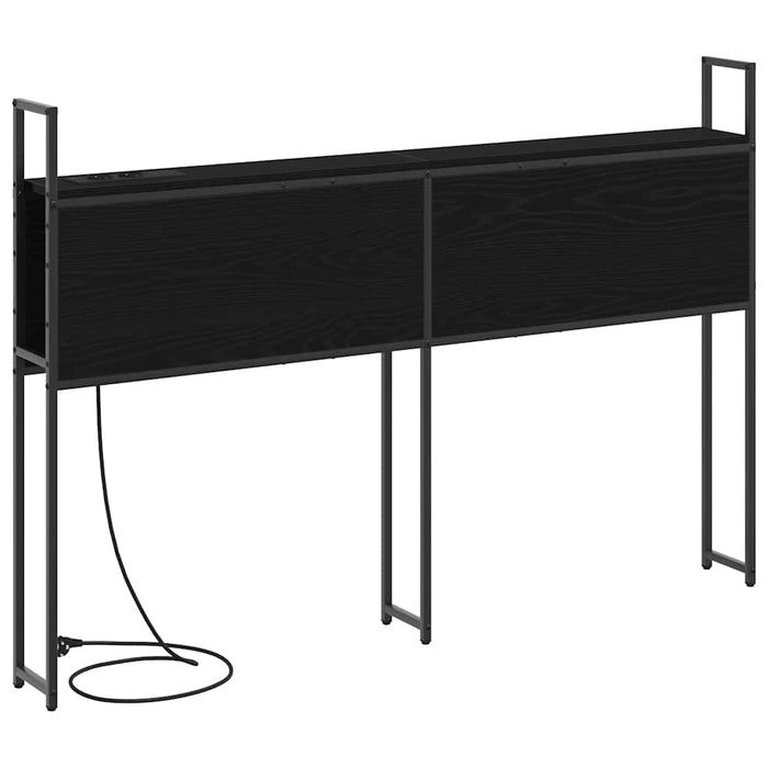 Tăblie de Depozitare cu Stație de Încărcare Stejar negru 120 cm - WALTI WALTI