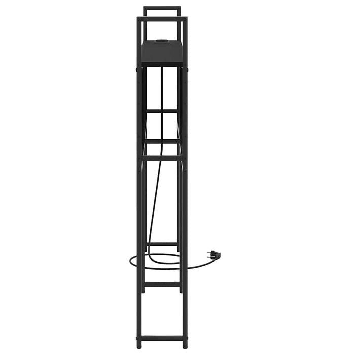 Tăblie de Depozitare cu Stație de Încărcare Stejar negru 135 cm - WALTI WALTI