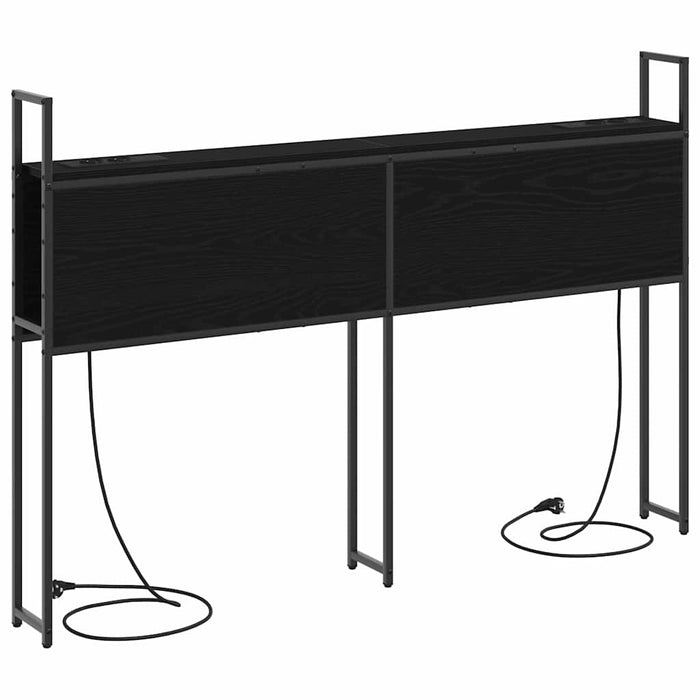 Tăblie de Depozitare cu Stație de Încărcare Stejar negru 140 cm - WALTI WALTI