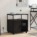 Cabinet cu Stație de Încărcare Stejar Negru 61 x 46 x 67 cm - WALTI WALTI