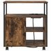 Cabinet cu Stație de Încărcare Stejar fumuriu 61 x 46 x 67 cm - WALTI WALTI