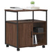 Cabinet cu Stație de Încărcare Stejar închis 61 x 46 x 67 cm - WALTI WALTI