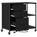 Cabinet cu Stație de Încărcare Stejar Negru 76 x 41 x 72 cm - WALTI WALTI