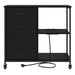 Cabinet cu Stație de Încărcare Stejar Negru 76 x 41 x 72 cm - WALTI WALTI