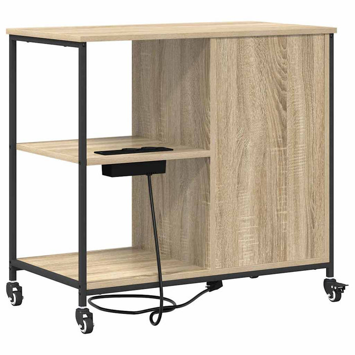 Cabinet cu Stație de Încărcare Stejar Sonoma 76 x 41 x 72 cm - WALTI WALTI