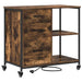 Cabinet cu Stație de Încărcare Stejar fumuriu 76 x 41 x 72 cm - WALTI WALTI