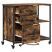 Cabinet cu Stație de Încărcare Stejar fumuriu 76 x 41 x 72 cm - WALTI WALTI