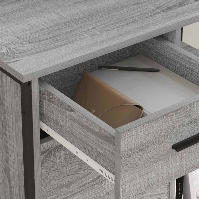 Cabinet cu Stație de Încărcare Gri Sonoma 76 x 41 x 72 cm - WALTI WALTI