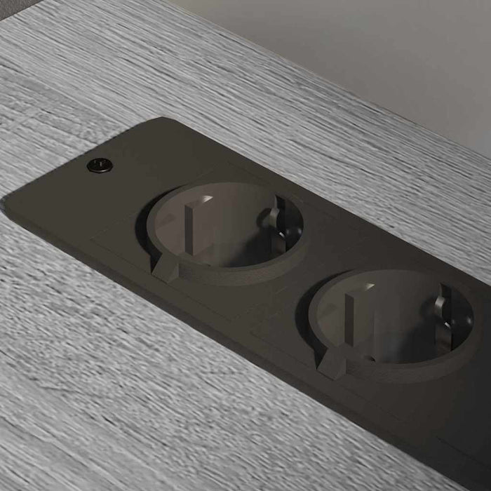 Cabinet cu Stație de Încărcare Gri Sonoma 76 x 41 x 72 cm - WALTI WALTI