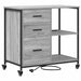 Cabinet cu Stație de Încărcare Gri Sonoma 76 x 41 x 72 cm - WALTI WALTI