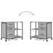 Cabinet cu Stație de Încărcare Gri Sonoma 76 x 41 x 72 cm - WALTI WALTI