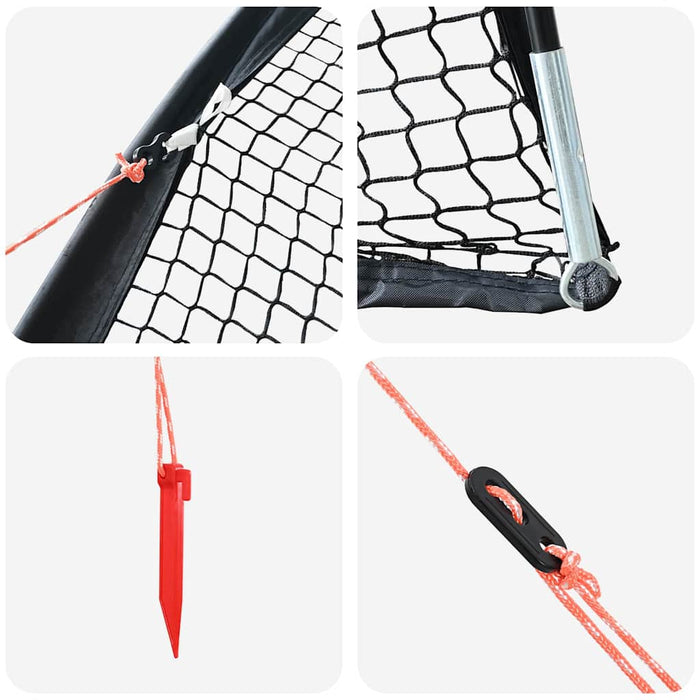Baseball și Softball Negru 702 x 369,5 x 243,5 cm Poliester - WALTI WALTI