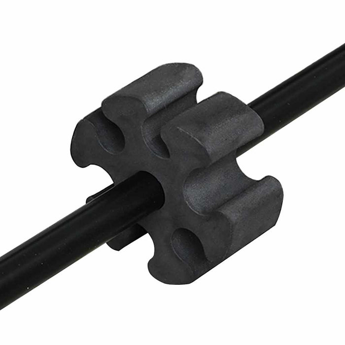 Rețea de tenis Negru și roșu 301 x 90.5 x 87 cm Poliester - WALTI WALTI