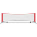 Rețea de tenis Negru și roșu 301 x 90.5 x 87 cm Poliester - WALTI WALTI