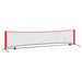 Rețea de tenis Manual Negru și roșu 396 x 92 x 87 cm Poliester - WALTI WALTI