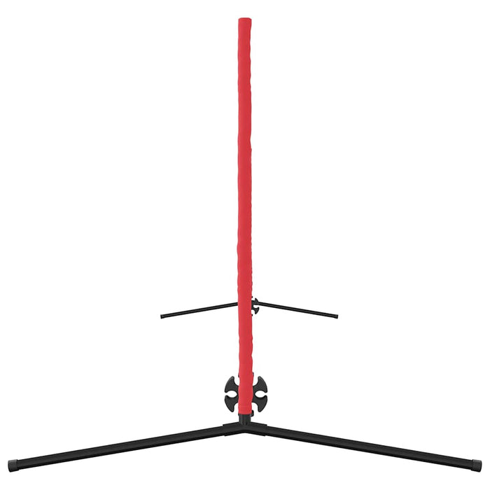 Rețea de tenis Manual Negru și roșu 396 x 92 x 87 cm Poliester - WALTI WALTI