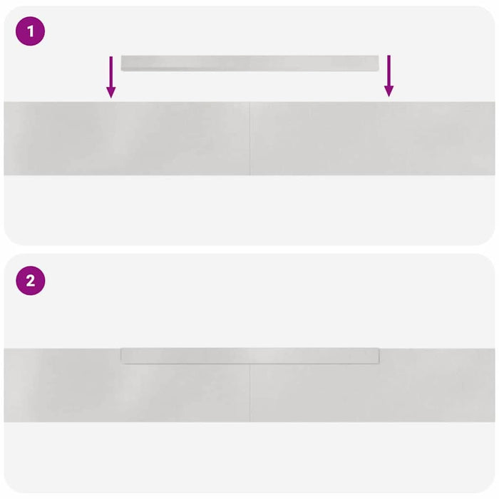 Împrejmuire pentru gazon 4 pcs Argintiu 450 x 10 cm - WALTI WALTI