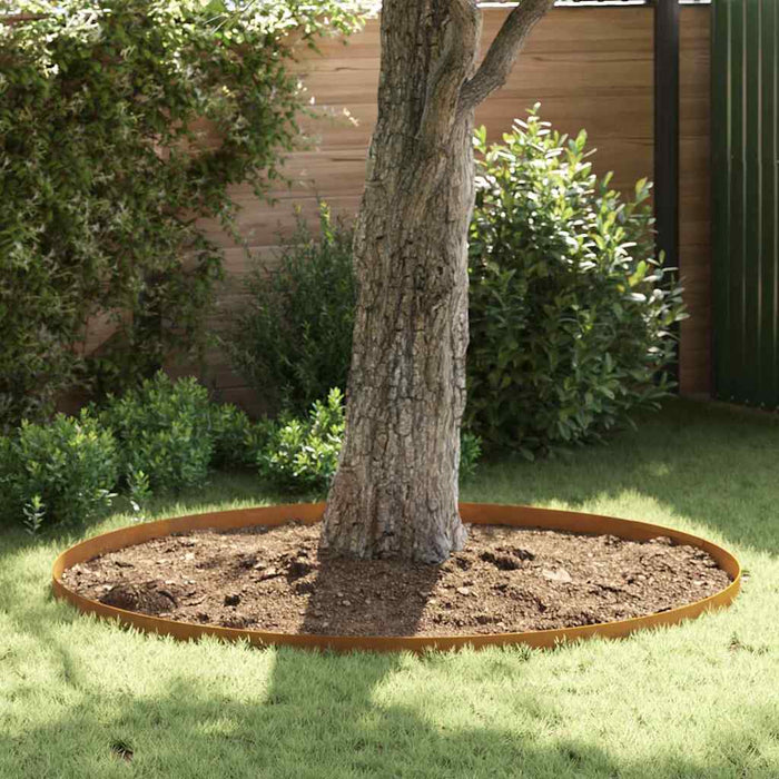 Împrejmuire pentru gazon Ruginit 450 x 10 cm - WALTI WALTI