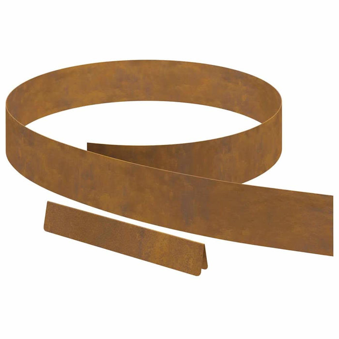 Împrejmuire pentru gazon Ruginit 450 x 10 cm - WALTI WALTI