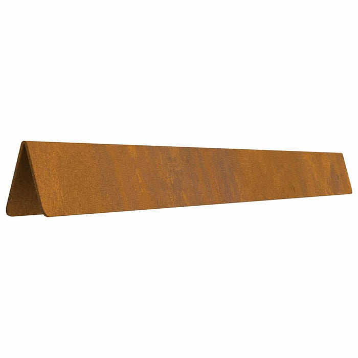 Împrejmuire pentru gazon Ruginit 450 x 10 cm - WALTI WALTI