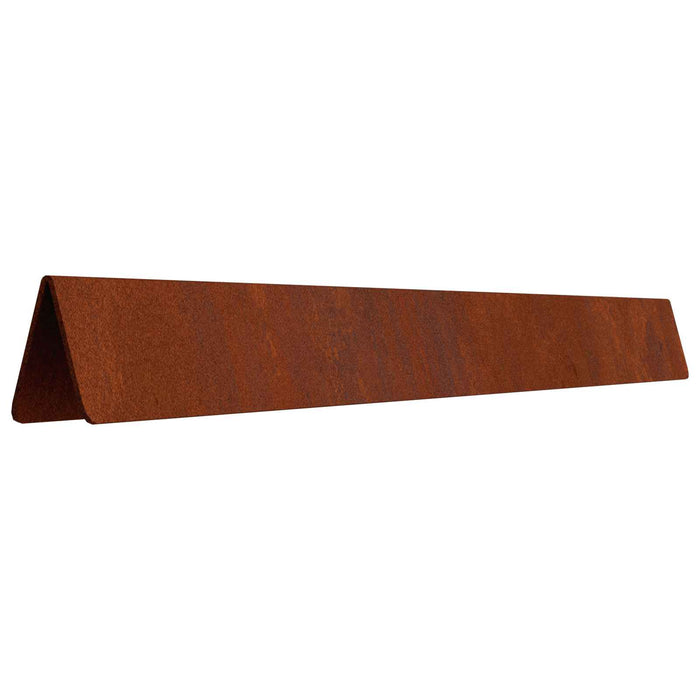 Margine pentru gazon 4 pcs Ruginit 450 x 0,05 x 10 cm - WALTI WALTI