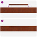 Margine pentru gazon 4 pcs Ruginit 450 x 0,05 x 10 cm - WALTI WALTI