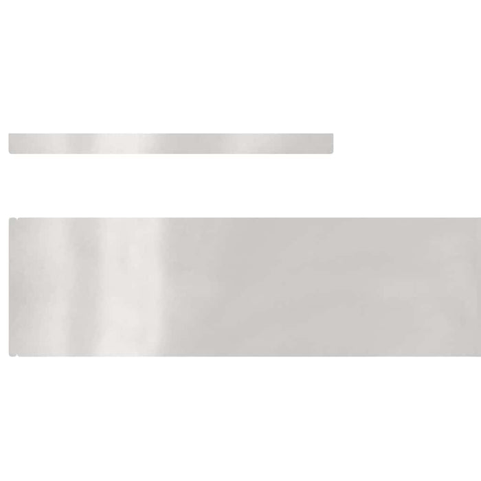 Margine pentru gazon 4 pcs Argintiu 450 x 0.05 x 15 cm - WALTI WALTI