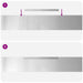 Împrejmuire pentru gazon 4 pcs Argintiu 450 x 15 cm - WALTI WALTI