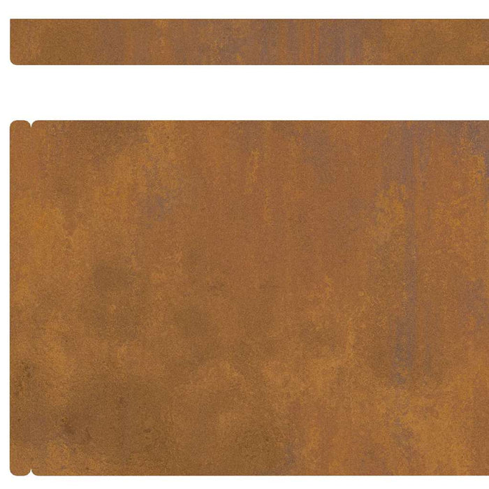 Împrejmuire pentru gazon Ruginit 450 x 15 cm - WALTI WALTI