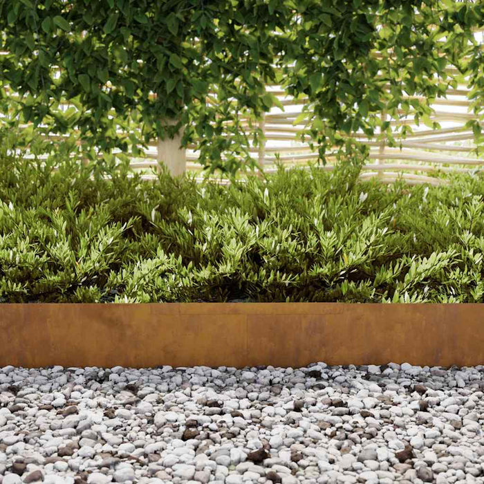 Împrejmuire pentru gazon Ruginit 450 x 15 cm - WALTI WALTI