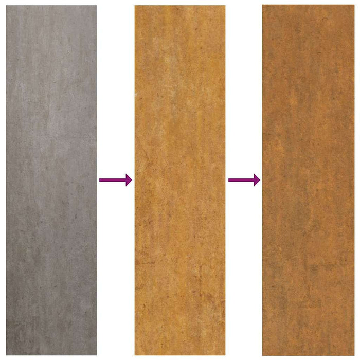 Împrejmuire pentru gazon Ruginit 450 x 15 cm - WALTI WALTI
