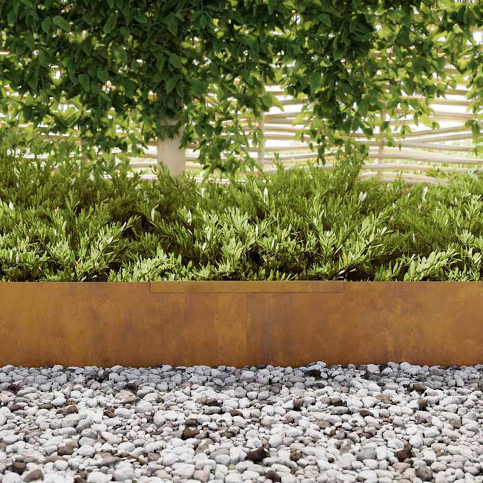 Margine pentru gazon Ruginit 450 x 0.05 x 15 cm - WALTI WALTI