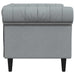Scaun canapea Chesterfield Gri deschis 78.5 x 74.5 x 74.5 cm - WALTI WALTI